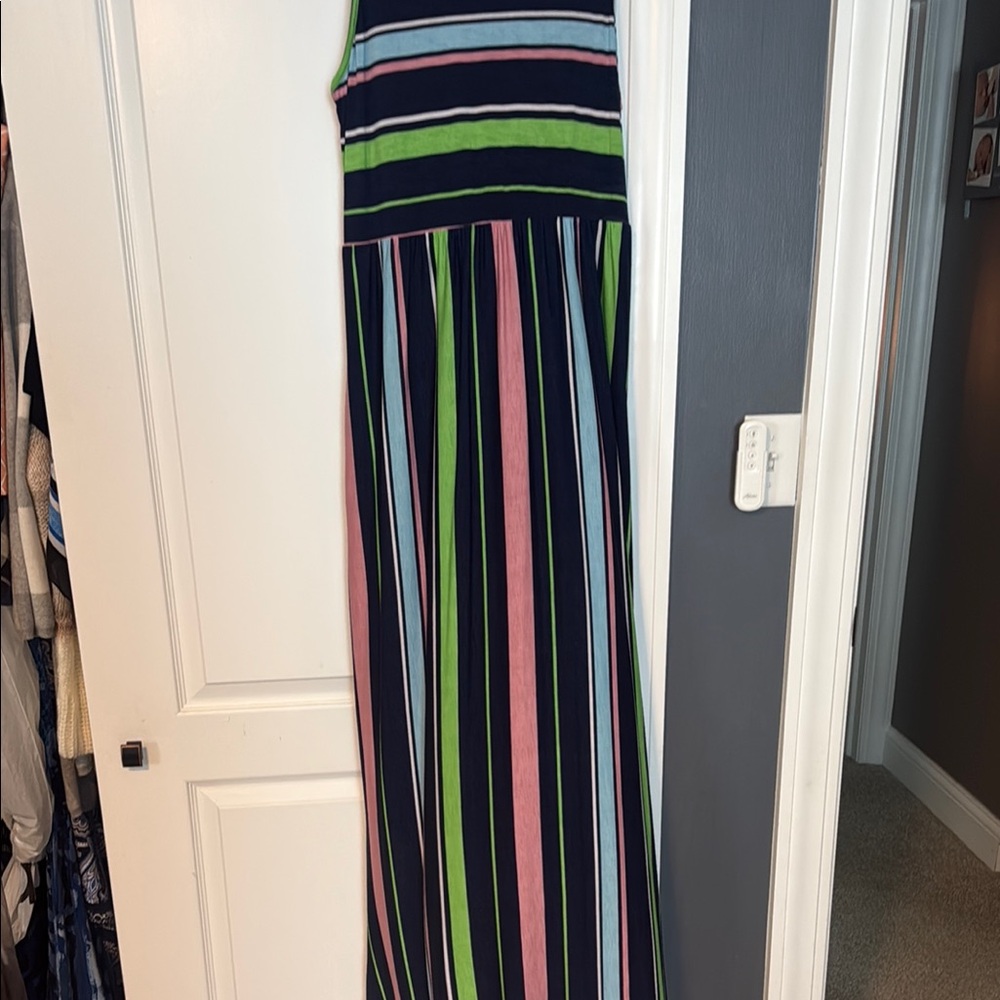 Striped Maxi Dress in Multicolor